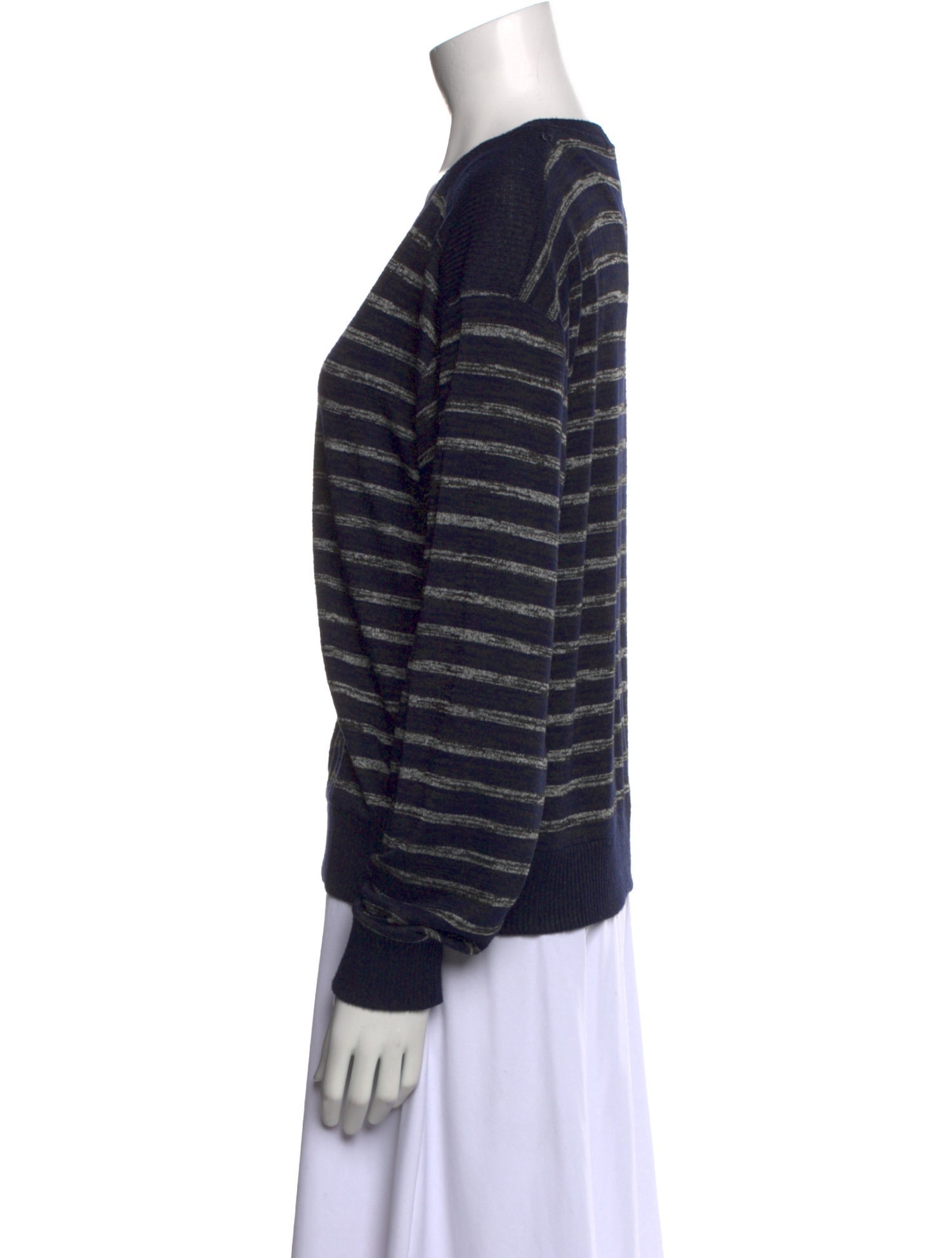 Rag & Bone Striped Scoop Neck Sweater